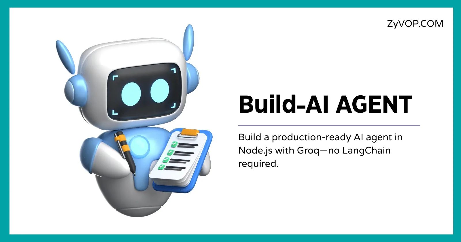 Building a Production AI Agent in Node.js: Tool Calling, the ReAct Loop, and Error Handling