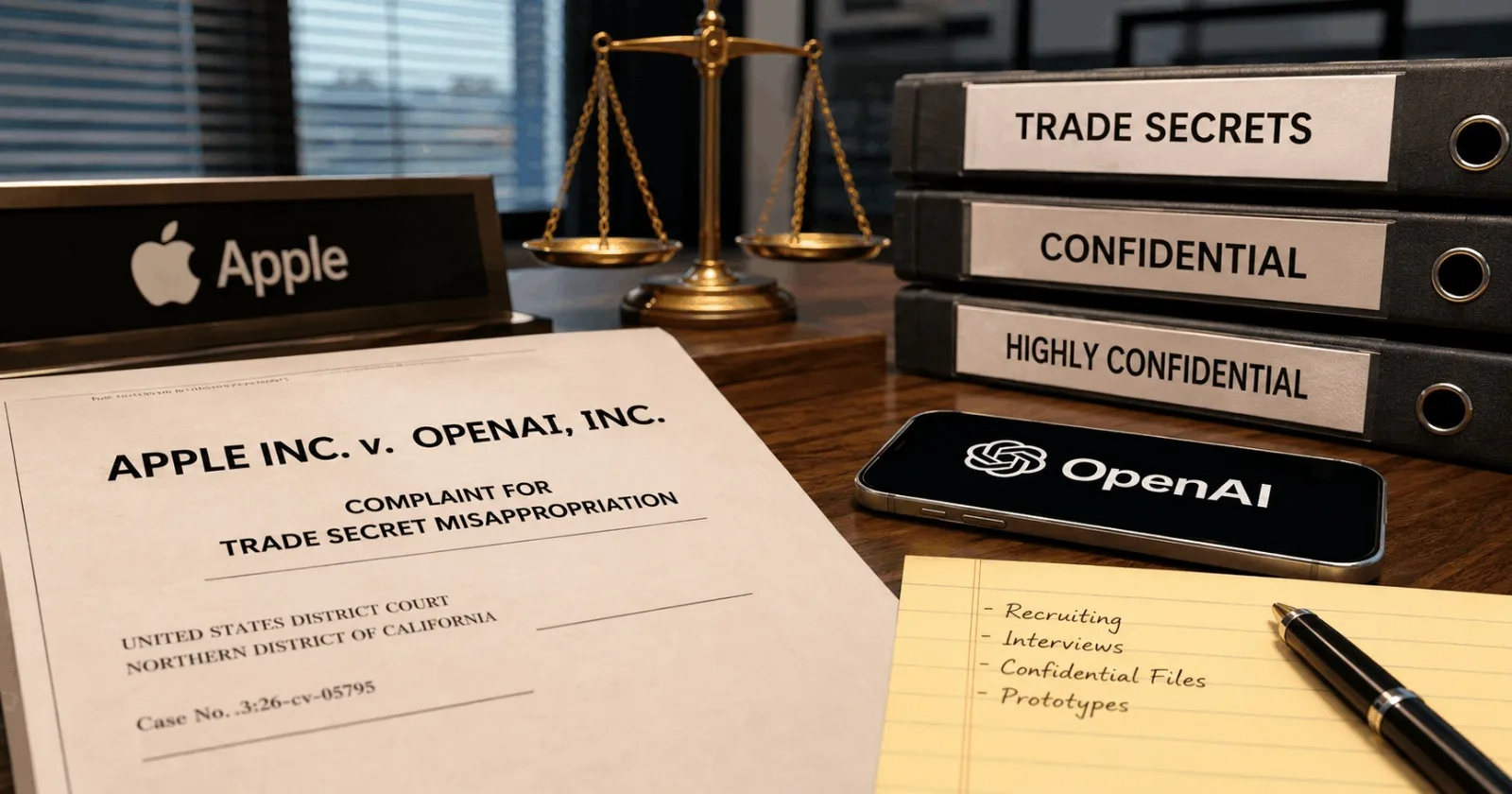Apple Sent Legal Letters to 40 OpenAI Employees. Here Is the Wild Story Behind Why