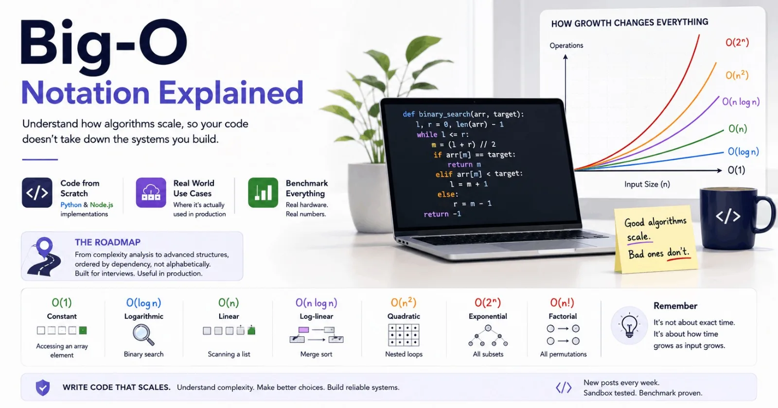 Big-O Notation Explained: The Regex That Took Down Cloudflare for 27 Minutes