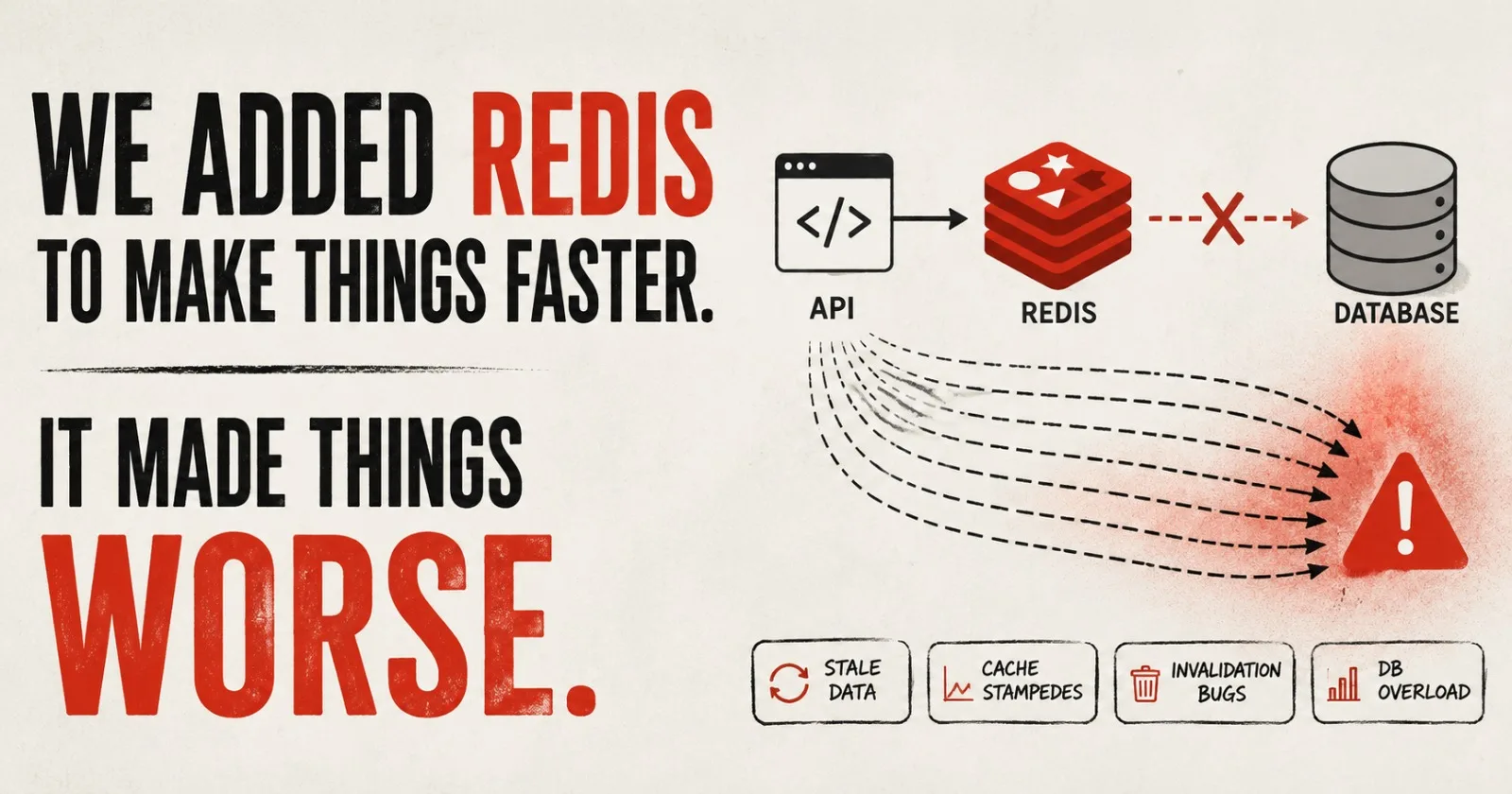 We Added Redis to Make Things Faster. It Made Things Worse.