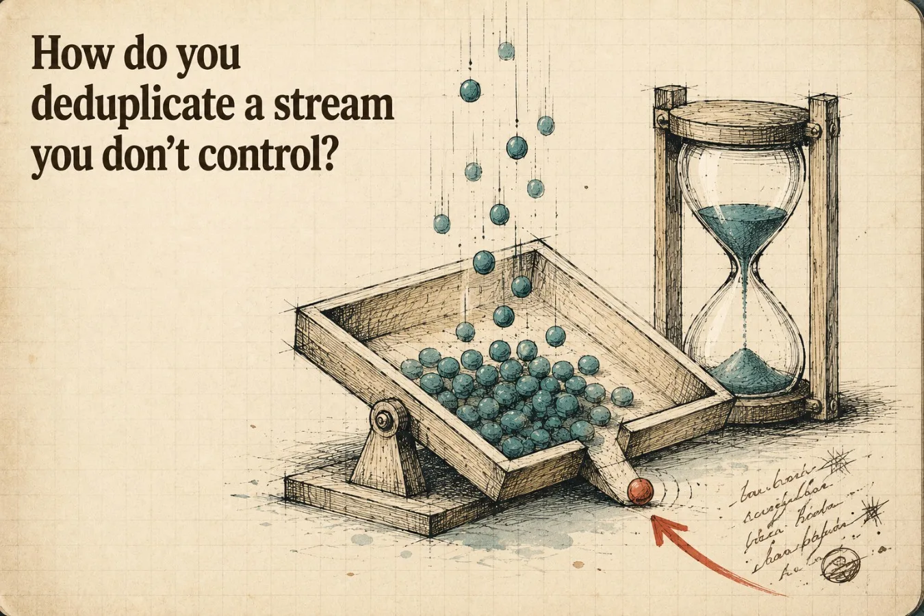 How do you deduplicate a stream you don't control?