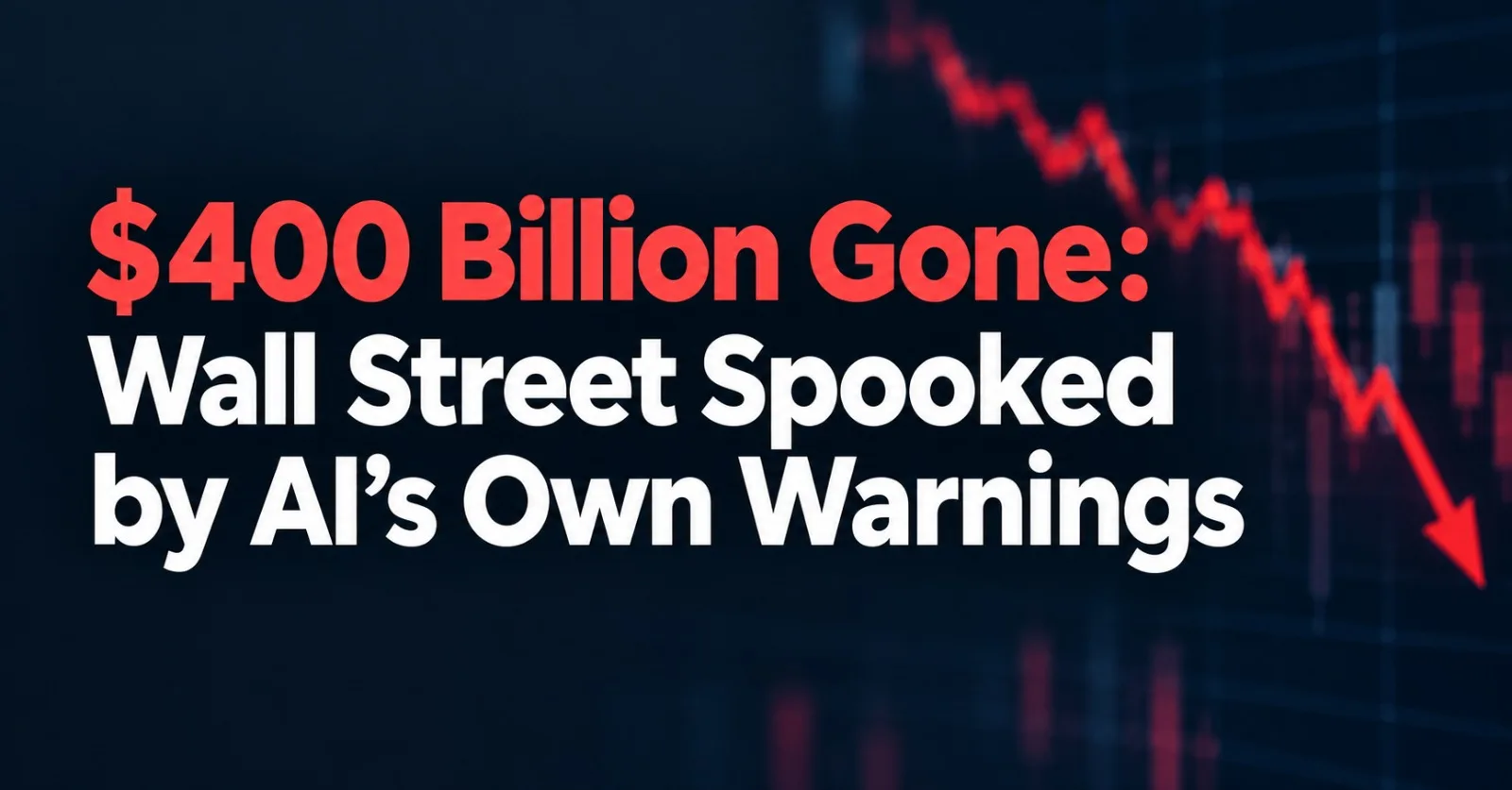 $400 Billion Gone: Wall Street Spooked by AI's Own Warnings