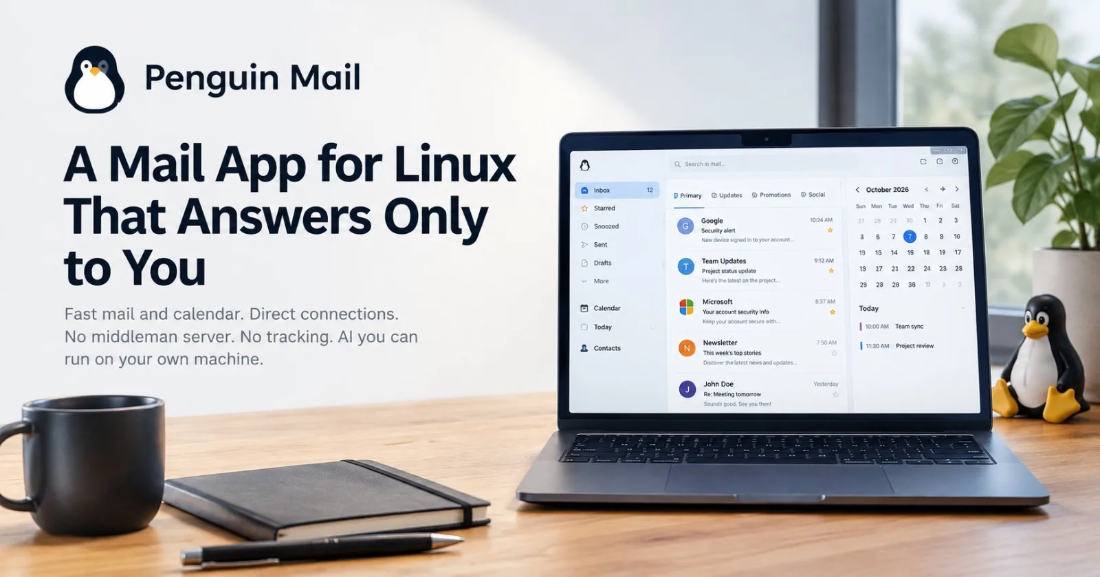 A Mail App for Linux That Answers Only to You