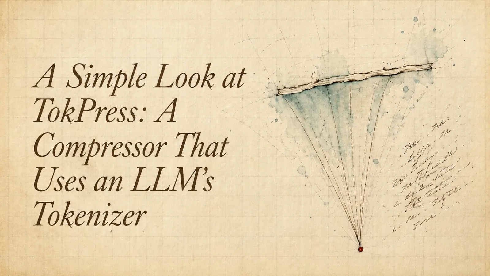 A Simple Look at TokPress: A Compressor That Uses an LLM's Tokenizer