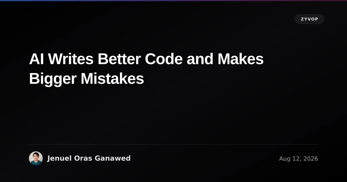 AI Writes Better Code and Makes Bigger Mistakes