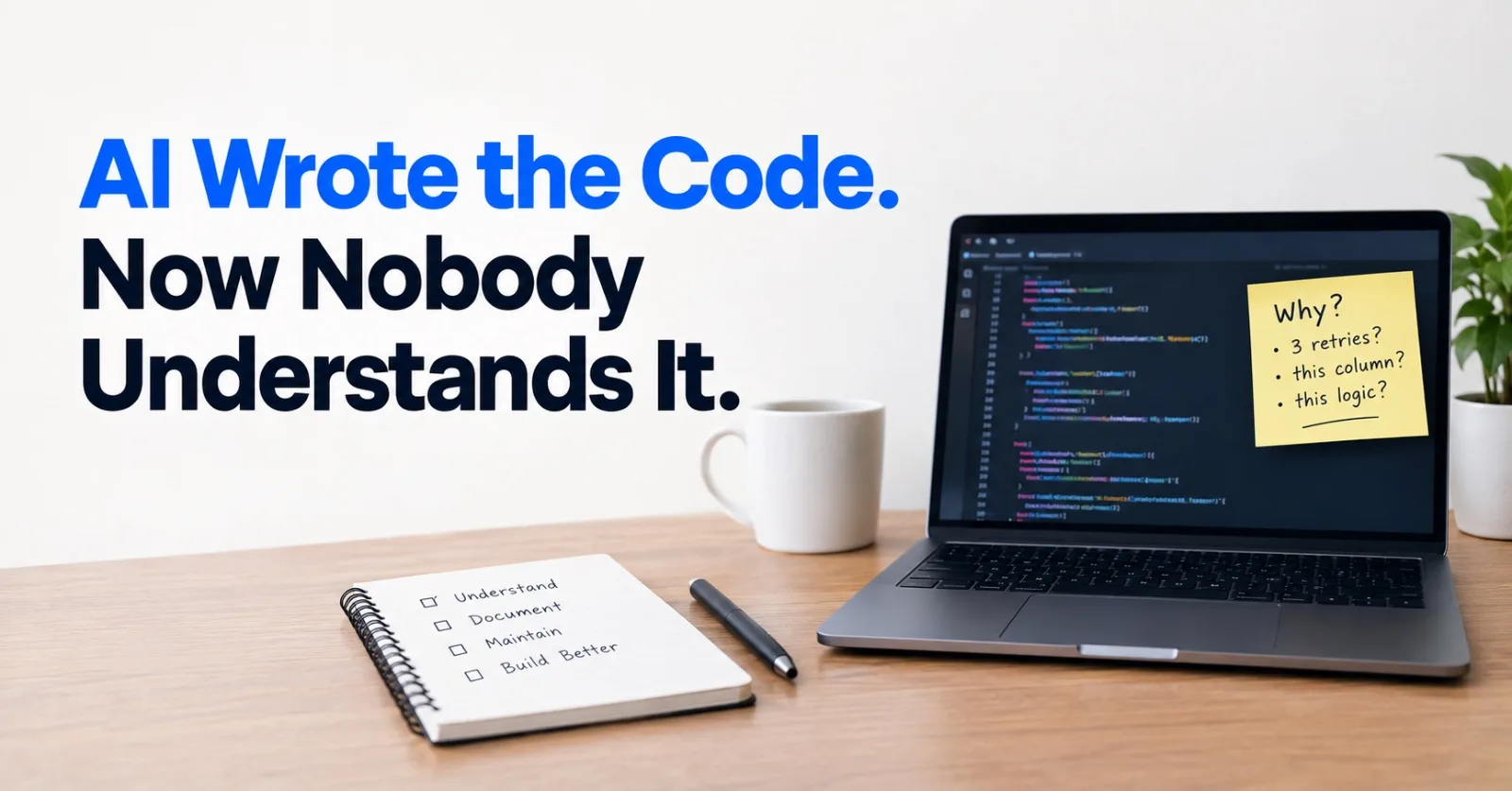 AI Wrote the Code. Now Nobody Understands It.