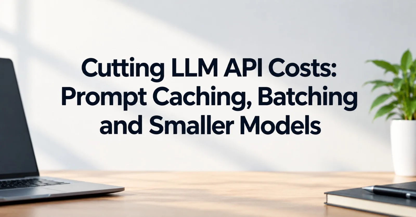 Cutting LLM API Costs: Prompt Caching, Batching and Smaller Models