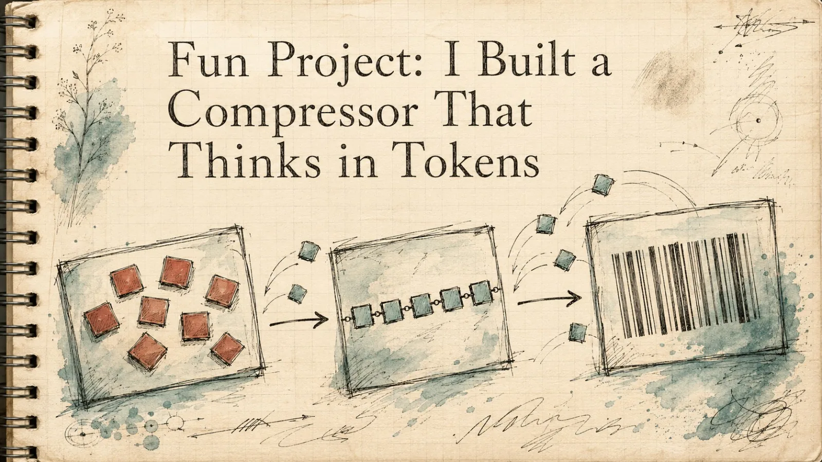 Fun Project: I Built a Compressor That Thinks in Tokens