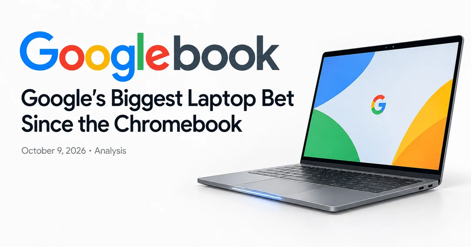 Googlebook: Google's Biggest Laptop Bet Since the Chromebook
