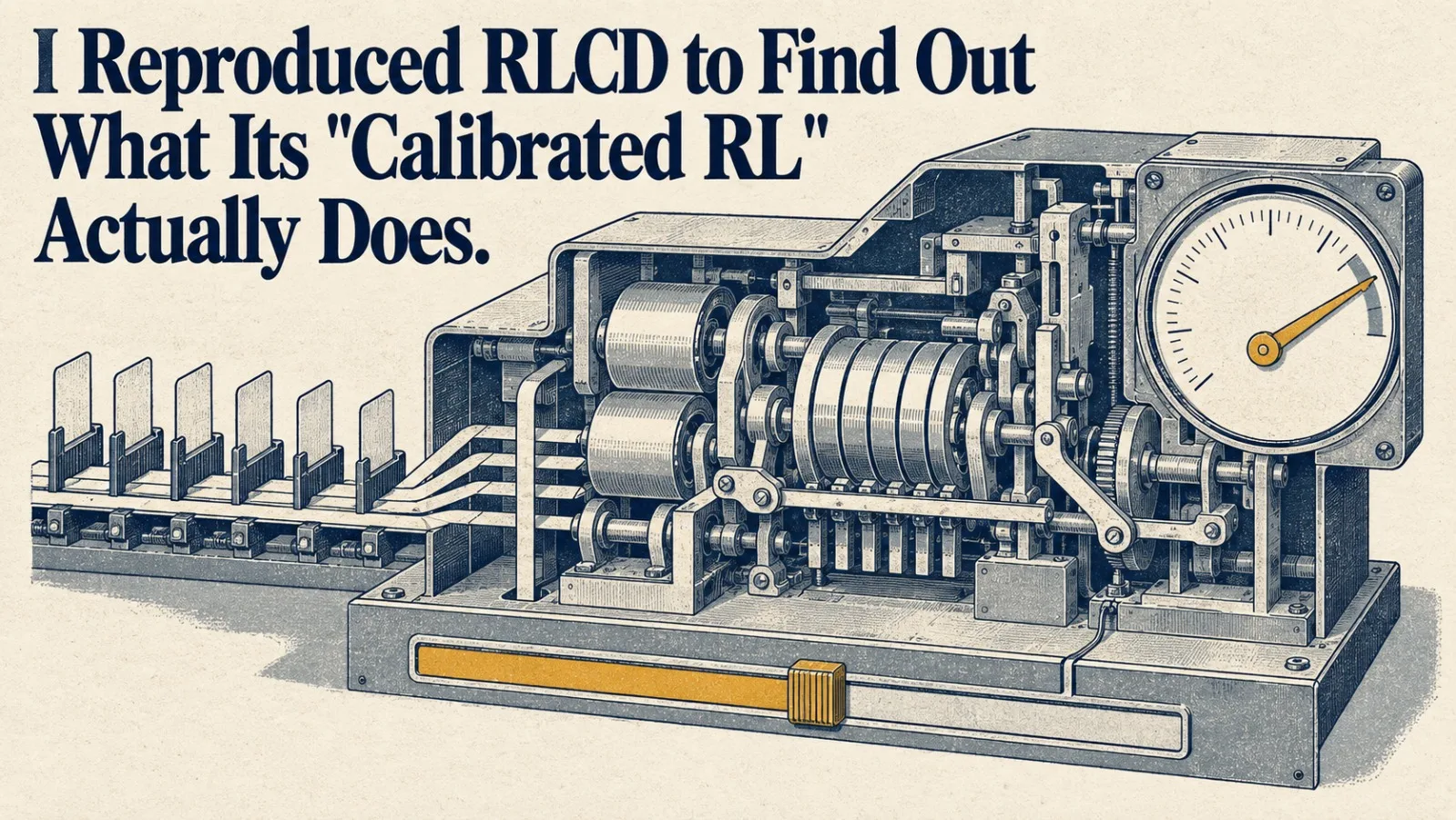 I Reproduced RLCD to Find Out What Its "Calibrated RL" Actually Does