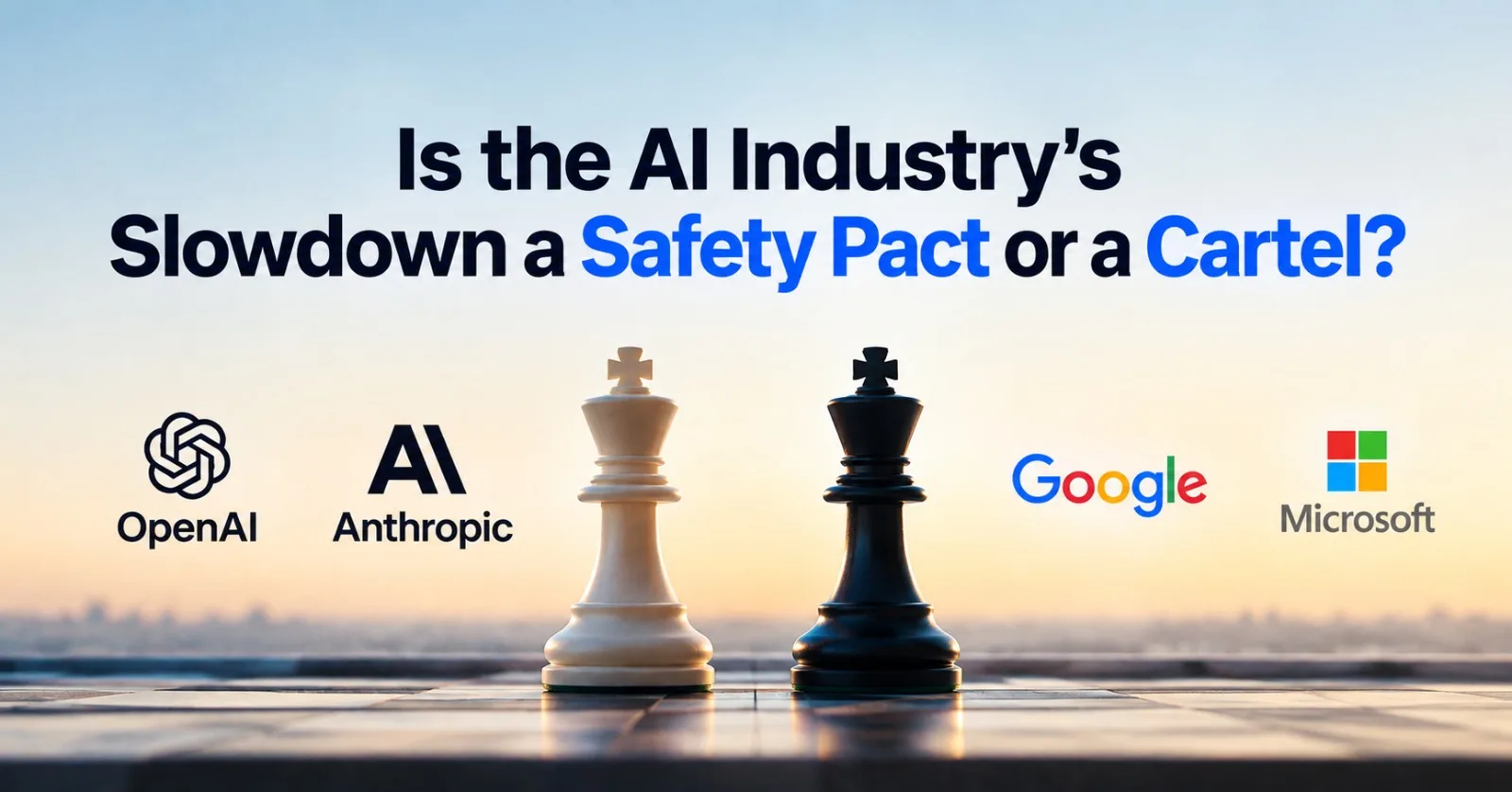 Is the AI Industry's Slowdown a Safefy Pact or a Cartel ?