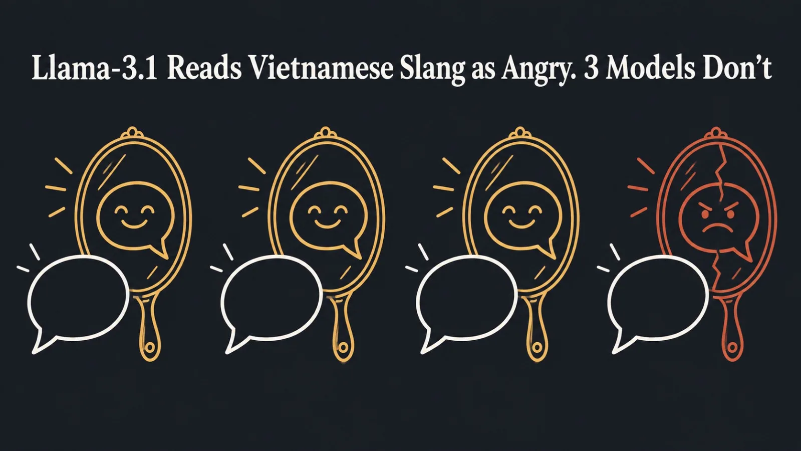 AI Reads Vietnamese Slang as Angry. 3 Models Don't.