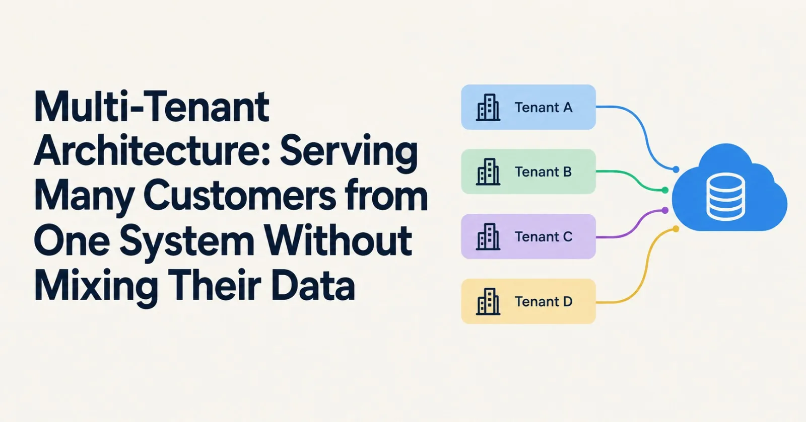 Multi-Tenant Architecture: Serving Many Customers from One System Without Mixing Their Data