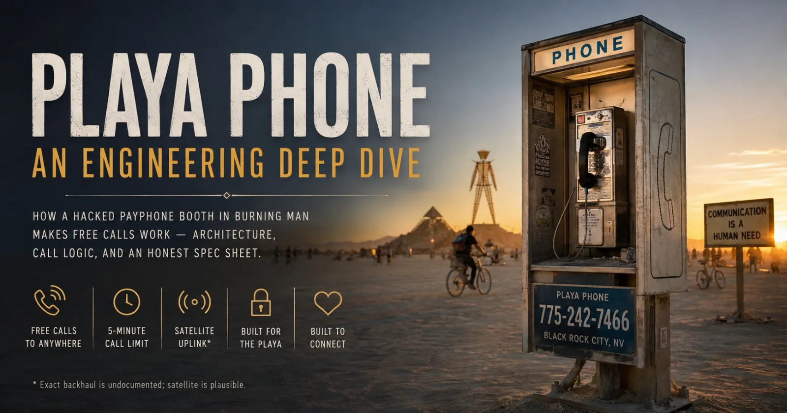 Playa Phone: How a Payphone in the Desert Still Makes Free Calls