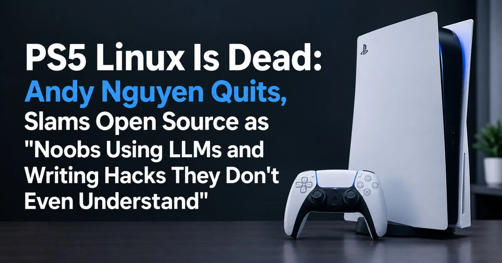 PS5 Linux Is Dead: Andy Nguyen Quits After Blaming LLM-Assisted Hackers for Its Final Hypervisor Bug