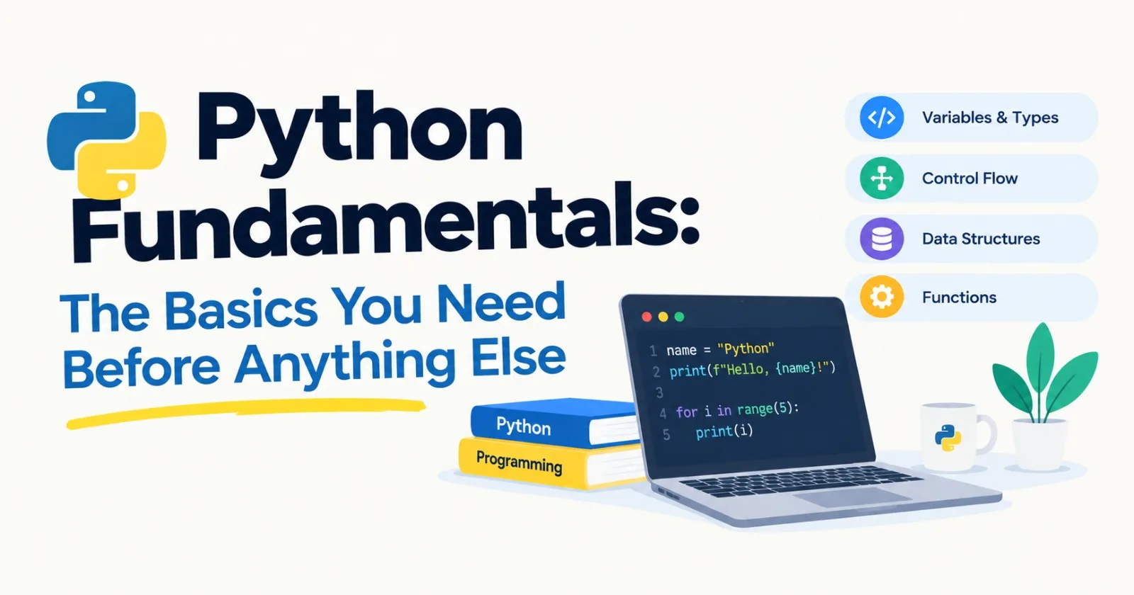 Python Fundamentals: The Basics You Need Before Anything Else