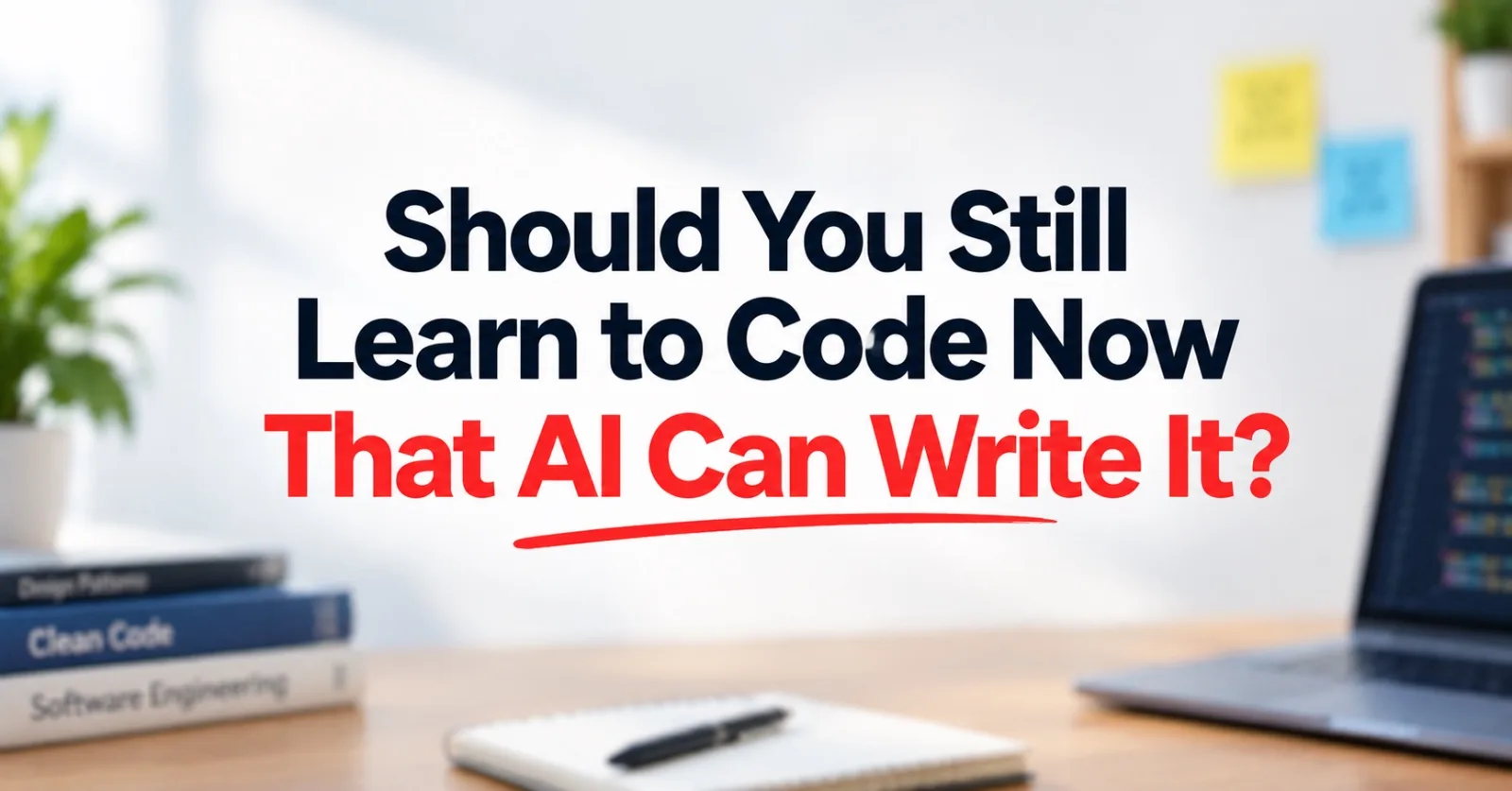 Should You Still Learn to Code Now That AI Can Write It?