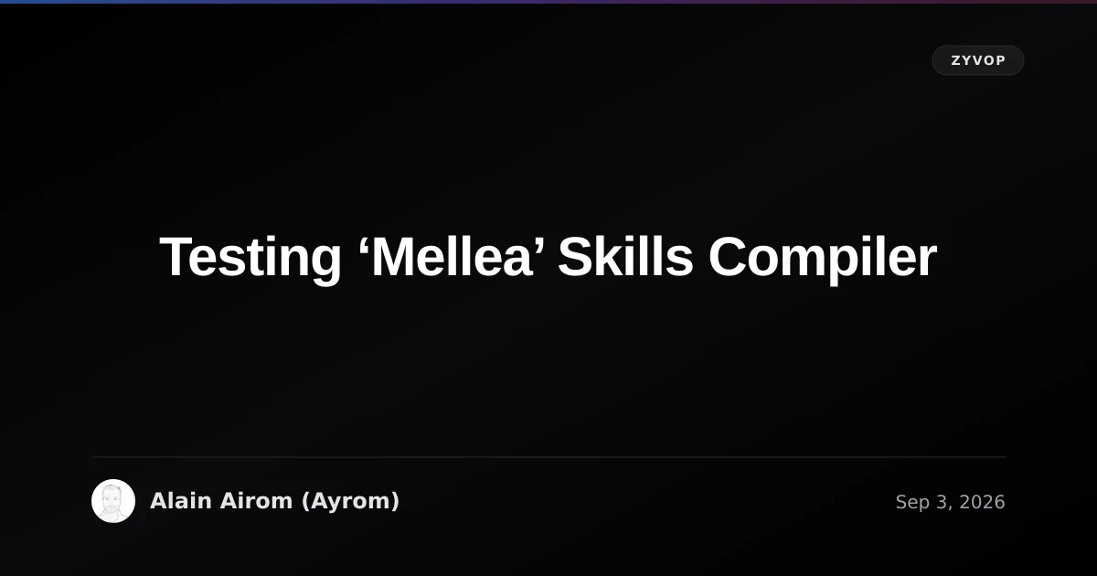 Testing ‘Mellea’ Skills Compiler