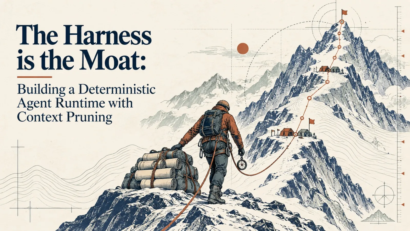 The Harness is the Moat: Building a Deterministic Agent Runtime with Context Pruning