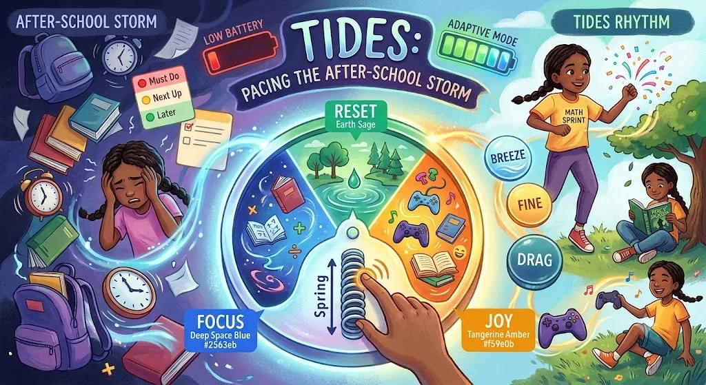 Tides: Pacing the After-School Storm