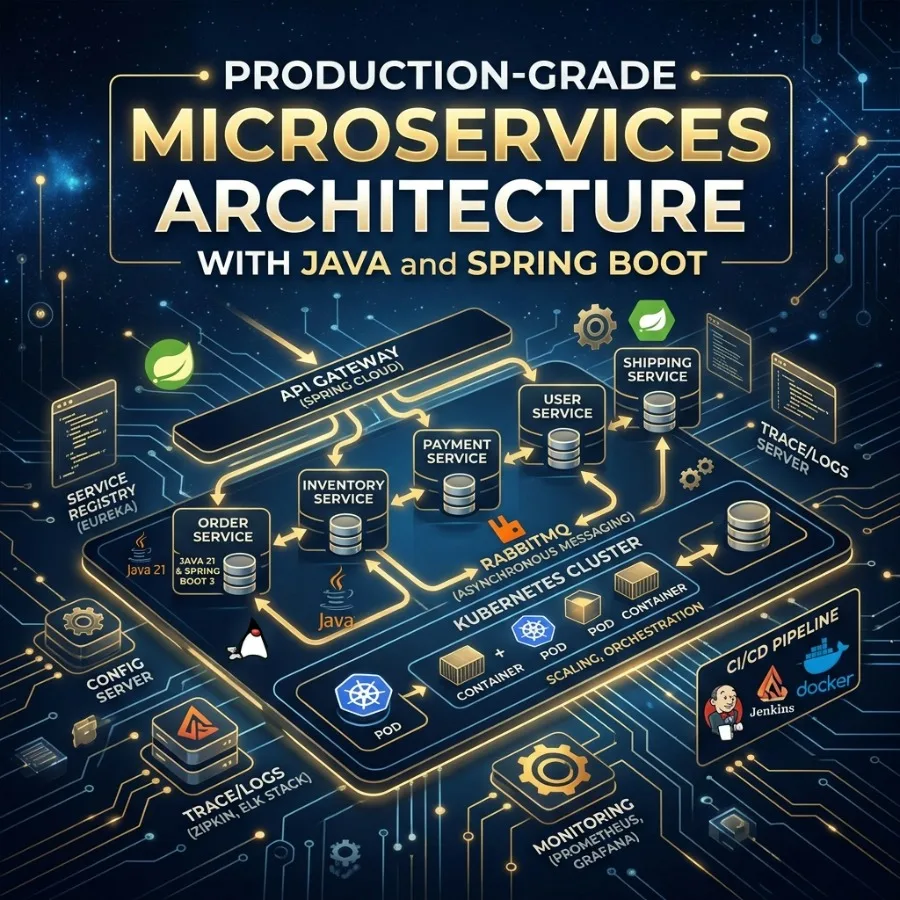 Production-Grade Microservices Architecture with Java & Spring Boot